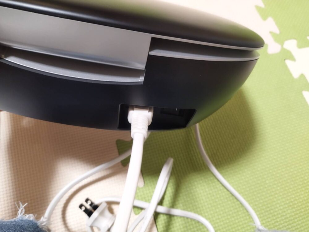 ケノン、コードを本体にさします